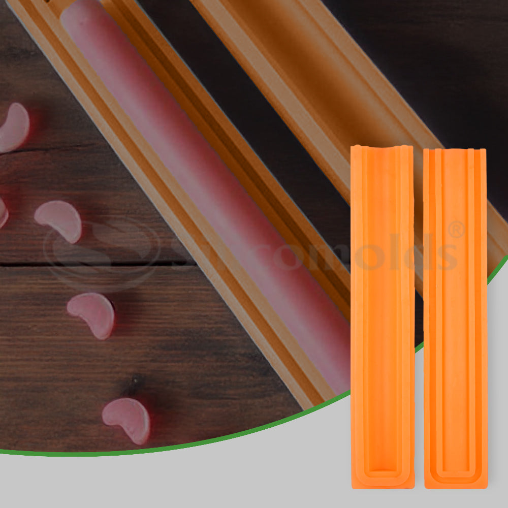 SILICOMOLDS - Silicone Crescent Shape- Soap tube Mold-URP037SM